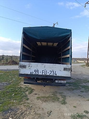 Mercedes-Benz 612D yük maşını - Gövdə: tentli, yüksək bortlu — 4