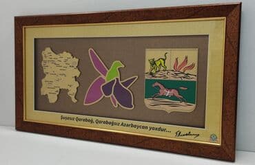 qarabağ olympiakos: Şuşasız Qarabağ, Qarabağsız Azərbaycan yoxdur. Ölçüləri: 72 # 39 sm — 2