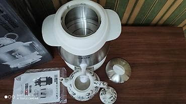 Samovar elektrik samovar Heager 1350 watt Güc 6 litr tutumlu Paslanmaz — 7