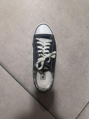 Klassik üslubda krossovka/ked. - Rəng: tünd göy (navy) üst hissə, ağ — 1