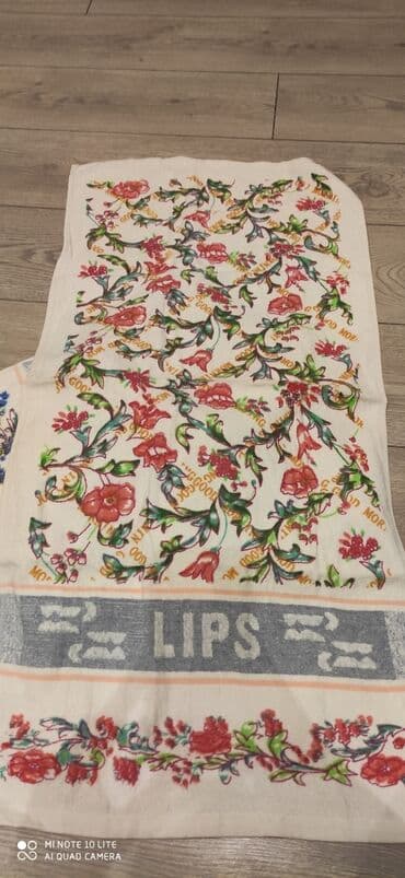 itmiş əşyalar: Məhsul: Dəsmal və süfrə dəsti 1) Dəsmal dəsti - Material: pambıq — 2