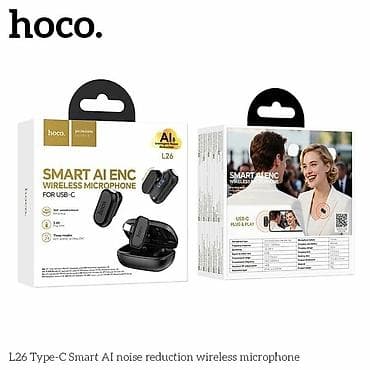 микрафон: Новый Беспроводные (Bluetooth) Микрофон Hoco, Платная доставка, Доставка в районы, Самовывоз — 1