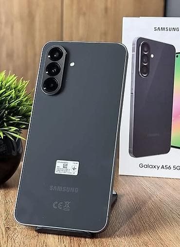 Samsung Galaxy A56 5G, 256 GB, rəng - Boz, Barmaq izi