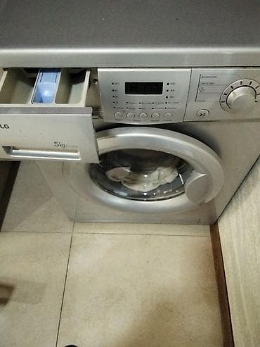 LG frontal yükləməli paltaryuyan maşın - Yükləmə: 5 kq - Ön panel — 1