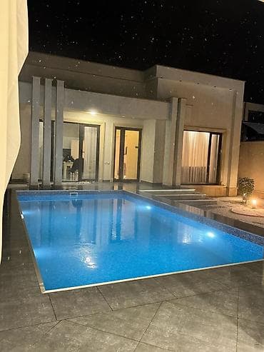 qusarda kiraye ev: Bağ evi kirayə verilir, Mərdəkan Mərdəkanda yerləşən isti, hovuzlu bağ — 1