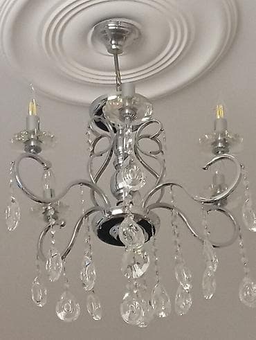 Çılçıraq, 3 lampa, Metal