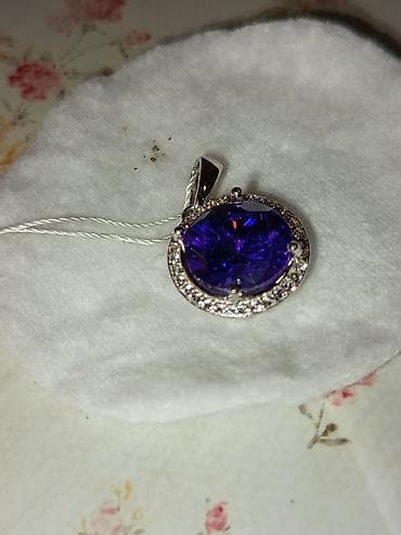 585 ag qizil: Kulon, Gümüş, Ametist, 5.00+ Karat — 3