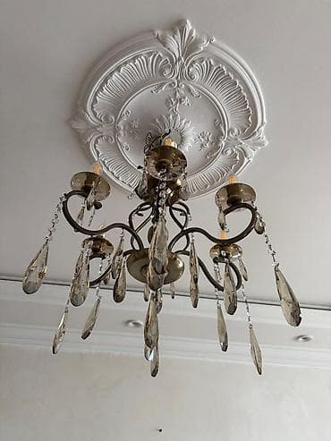 avanqard lusturlar: Çılçıraq, 5 lampa, Metal — 3