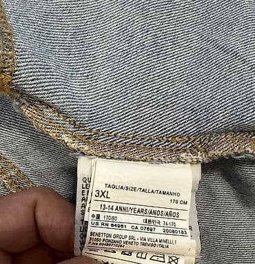 benetton canta: Jilet, Qız üçün, 14 - 16 yaş, Benetton — 4