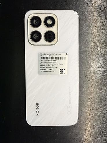 Honor 128 GB, rəng - Ağ, Zəmanət, Sensor, Barmaq izi