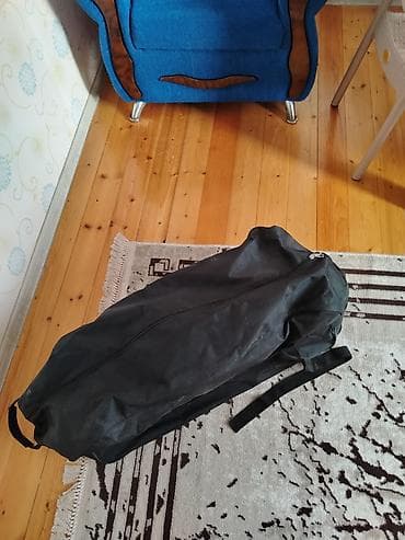 sumqa: Qara rəngli böyük idman/səyahət çantası - Tip: Yumşaq materialdan — 2