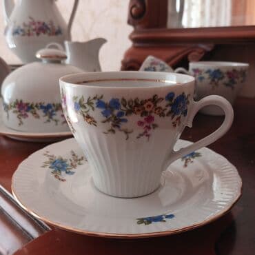 женские бюстгальтеры с плотной чашкой: Çay dəsti, rəng - Ağ, Farfor, Almaniya — 4