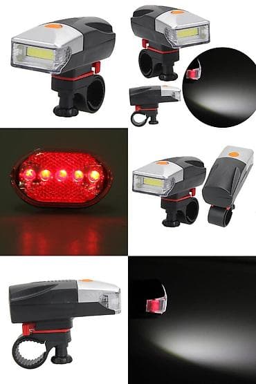 Velosiped üçün ön və arxa işıqlar Batareyka ile isleyir Çatdırılma