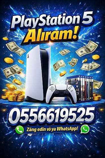 PlayStation 5 alışı - PlayStation 5 konsollarınızı qəbul edirik - lalafo.az -da PlayStation 5 alışı - PlayStation 5 konsollarınızı qəbul edirik -