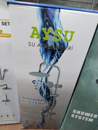 duş altlığı: Aysu markalı "Duş Sistemi" adlı məhsul, vannana otaqları üçün nəzərdə — 1