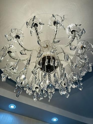 cılciraq: Çılçıraq, 10 və daha çox lampa, Xrustal — 4