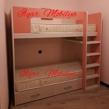 Qız üçün, Yeni, Çarpayı, Matrassız, Siyirməli, Laminat