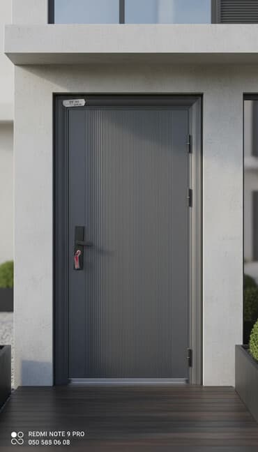 Mənzil üçün Yeni Giriş qapısı 100x210 sm Petlə ilə, Ödənişli quraşdırma, Ünvandan götürmə, Pulsuz çatdırılma, Ödənişli çatdırılma