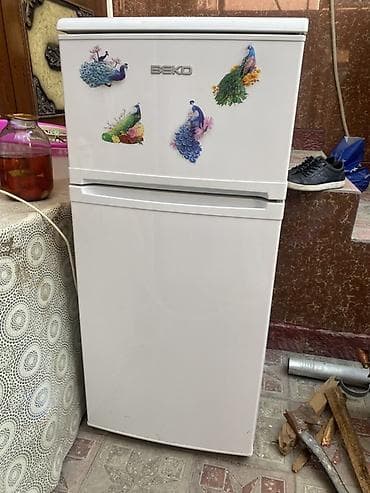 İşlənmiş 2 qapılı Beko Soyuducu Satılır, rəng - Ağ — 1