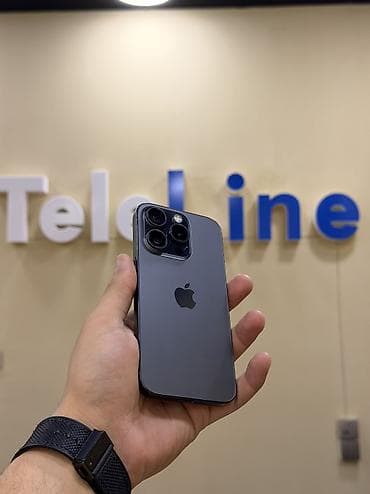 ideal iphone: IPhone 15 Pro, 128 GB, Black Titanium, Zəmanət, Kredit, Simsiz şarj — 1