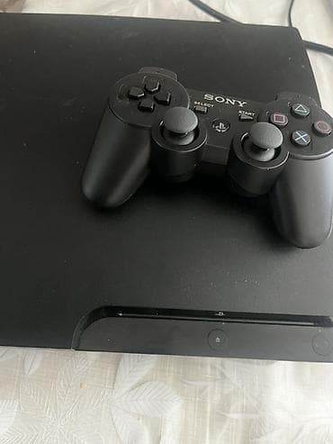 Sony PlayStation 3 (PS3) Slim oyun konsolu - Rəng: qara -