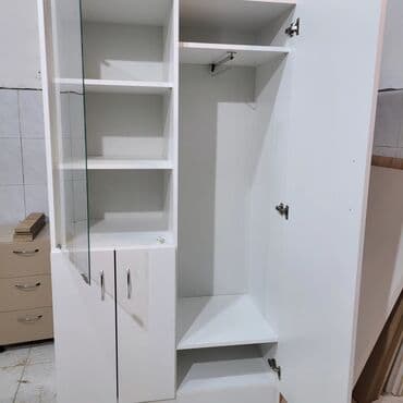 тумбочка офисная: ✅ Ofis, ev və iş üçün rəfli paltar dolabı. Laminat materialdan — 6