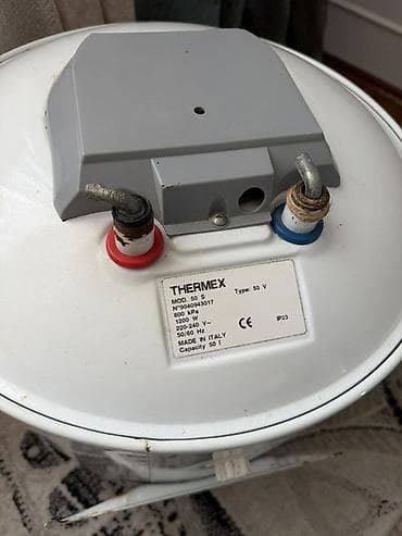 ariston 50 l: Thermex elektrik su qızdırıcısı 🇮🇹 - Model: 50 S (Type: 50 V) - Həcm — 2