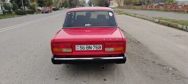 запчасти на daewoo lanos: VAZ 2107, qırmızı rəngdə sedan. Texniki məlumatlar: - Mator “06” - — 3