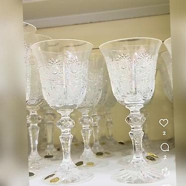 qab servis: Qədəhlər, Şüşə — 1