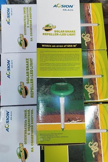 soya: Məhsul: Aosion AN-A816 Günəş enerjili ilanqovucu + LED işıq - İş — 3