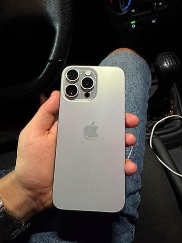 ipad 6 plus: IPhone 15 Pro Max, 256 GB, Blue Titanium, Face ID, Sənədlərlə — 1