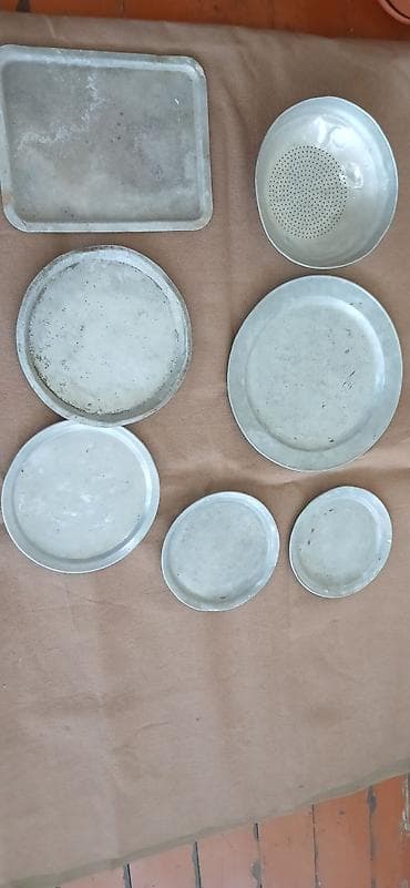 ваза для сладостей: Məhsul: Alminium kohne, qedimi qablar. Bir ededi 5m. Aș süzen suzgec — 9