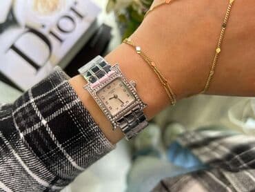 gumus bilerzikler: Yeni, Qol saatı, Hermes — 1