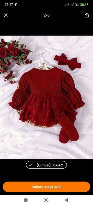 Dəstlər: Uşaq dəsti, Qız üçün, 0 - 3 ay — 2