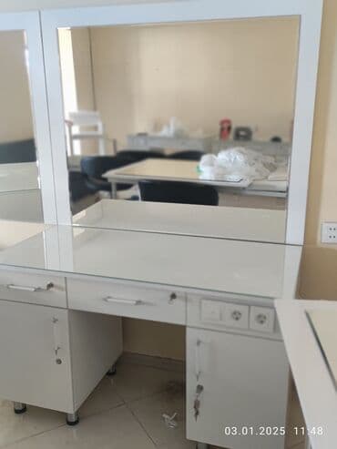 Yeni, Saş kəsimi üçün masa, Güzgülü