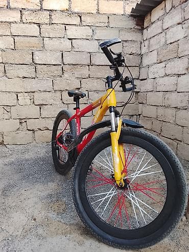24 lük velosipedler: Velosiped – dağ tipli, 26” təkərli Xüsusiyyətlər: - Marka/model — 9