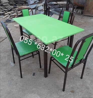 stul işlənmiş: Stol stul desti masa və oturacaqlar dəstləri sexden birbaşa satişı var — 3