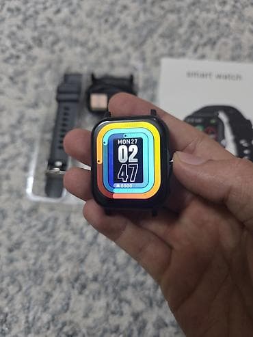 Zərgərlik əşyaları: Smart saat, Sensor ekran, rəng - Qara — 9