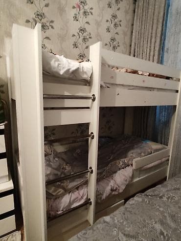 matras iki neferlik: Oğlan və qız üçün, Çarpayı, Siyirməli, Taxta — 1