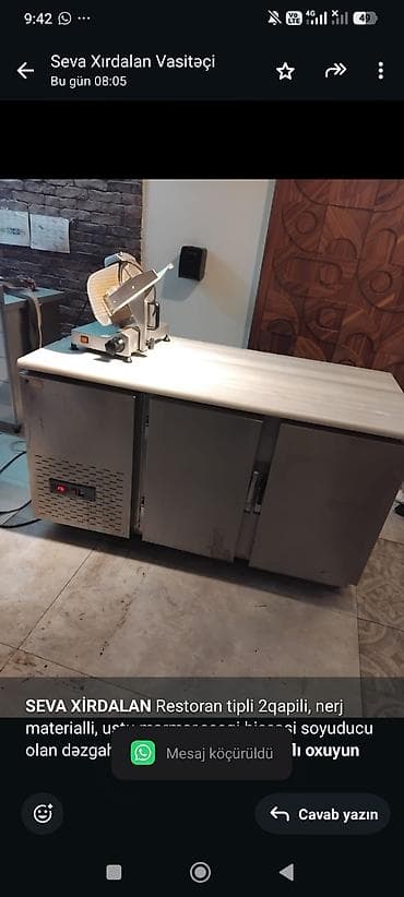 divan restoran ucun: *SEVA XİRDALAN* Restoran tipli 2qapili, nerj materialli, ustu — 1