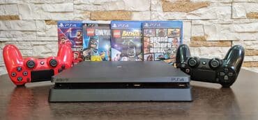pencekler 2020: PlayStation 4 slim 500 gb -2 orijinal pult -4 disk Salam. təcili — 9