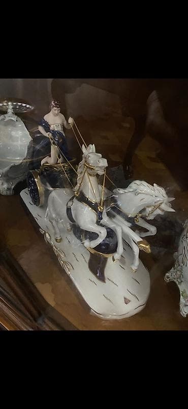 Fiqur, Keramika, rəng - Ağ