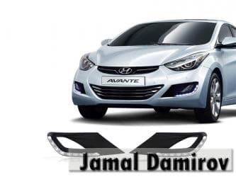 led isiqlar qiymeti: Hyundai elantra 2011 duman lampalari ucun led drl hyundai elantra — 1