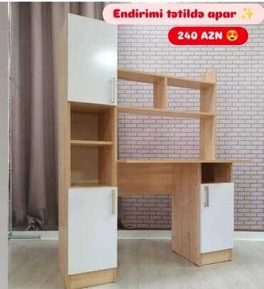 usaqlar ucun yazi masalari: Oğlan və qız üçün, Yeni, Siyirməli, Yazı masası, Stulsuz — 1