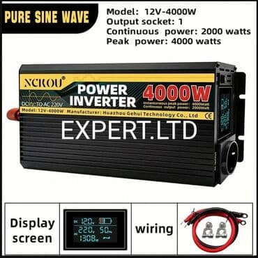 maşın danqıratı: Yeni Inverter, 1500-3000 Vt, 12 - 220 volt, Rayonlara çatdırılma, Ünvandan götürmə, Ödənişli çatdırılma — 7