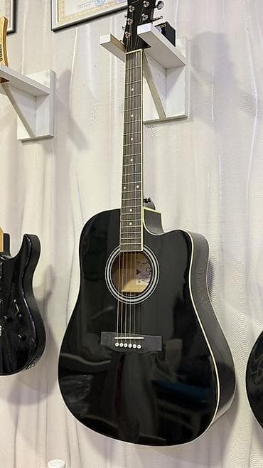 hassans pro 7: Elektro-akustik gitara — Smiger GA-H11-BK - Korpus: dreadnought — 4