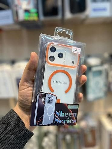 iphone 9 pro: Berlia Sheen Series telefon qabı – iP 17 Pro Max üçün - Model — 1