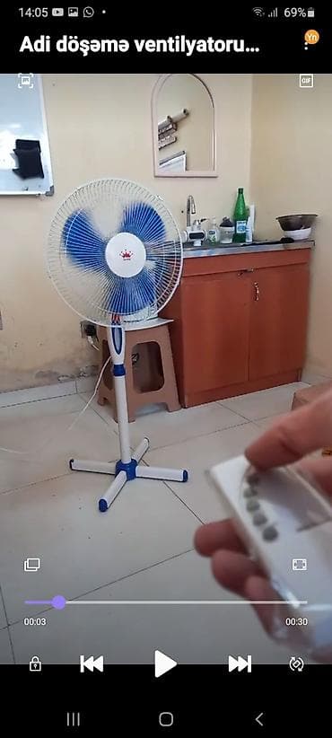 baş fanari: Ventilyator Yeni, Döşəməüstü, Pərli, Kredit yoxdur, Pulsuz çatdırılma — 2