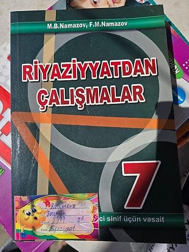 Riyaziyyatdan Çalışmalar – 7-ci sinif üçün vəsait - Müəlliflər: M.B