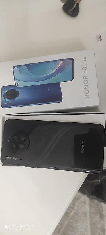 honor 50 lite: Honor 50 Lite, 128 GB, rəng - Qara, İki sim kartlı — 2